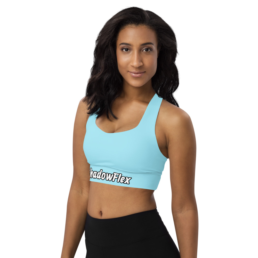 Blue sports bra – Shadow Flex – Fitness Clothing